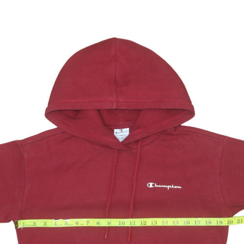 Mens UK Size XS Champion Red Pullover Hoodie