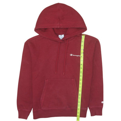 Mens UK Size XS Champion Red Pullover Hoodie