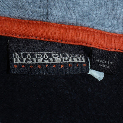 Boys UK Size 10 Years Napapijri Black Pullover Hoodie