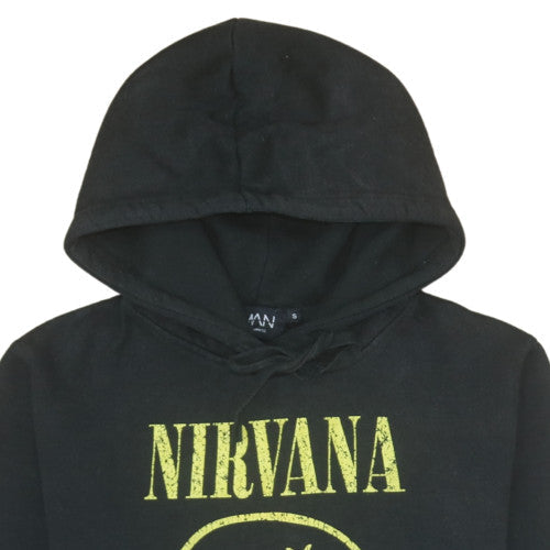 Mens UK Size S BoohooMAN Black Pullover Hoodie
