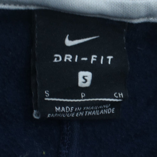 Mens UK Size S Nike Blue Henley Sweatshirt
