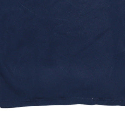 Mens UK Size S Nike Blue Henley Sweatshirt