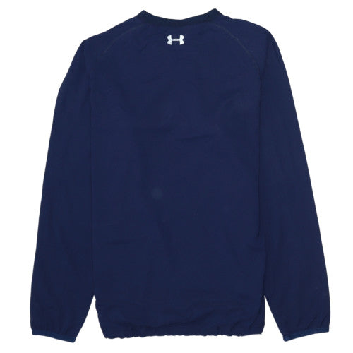 Mens UK Size S Under armour Blue Pullover Sweatshirt