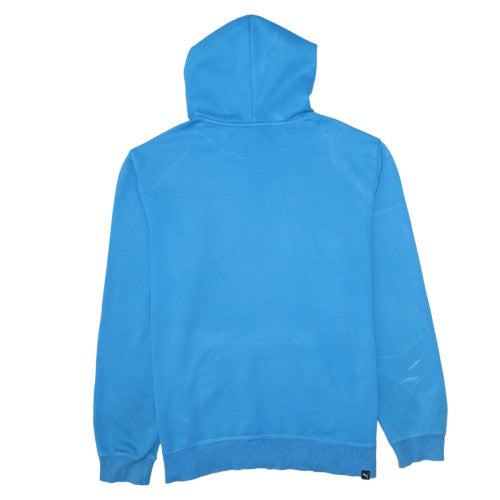 Mens UK Size L PUMA Blue Pullover Hoodie