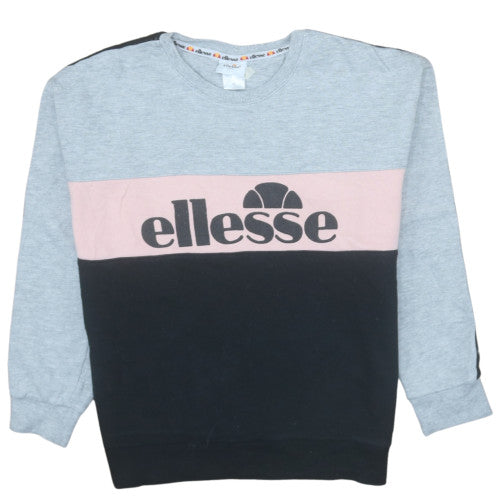 Womens UK Size XS ellesse Multicoloured Pullover Sweatshirt