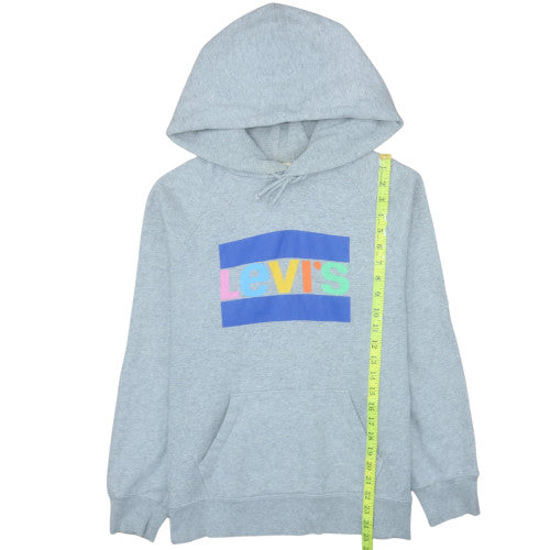 Mens UK Size S Levi's Grey Pullover Hoodie