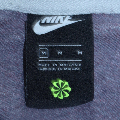 Mens UK Size M Nike White Full Zip Hoodie