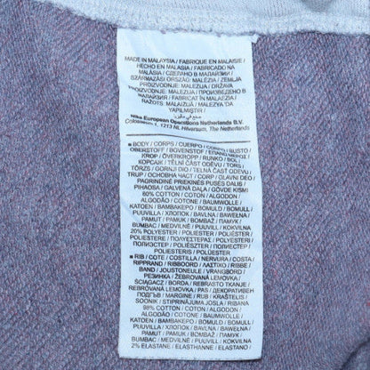 Mens UK Size M Nike White Full Zip Hoodie
