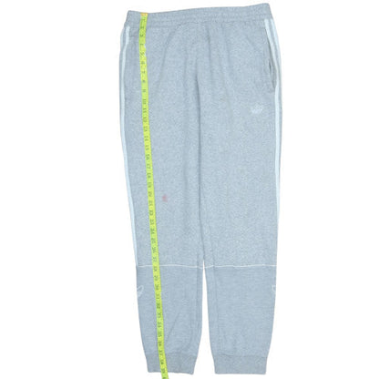 Adidas Mens Grey L Sweatpants Jogger Trousers Elastic Waist