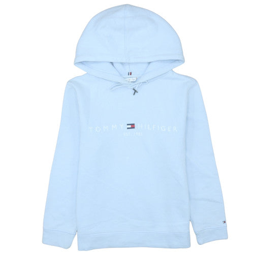 Mens UK Size M Tommy Hilfiger Blue Pullover Hoodie