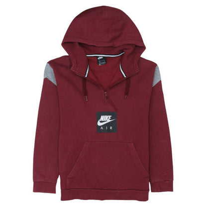Mens UK Size S Nike Red Pullover Hoodie
