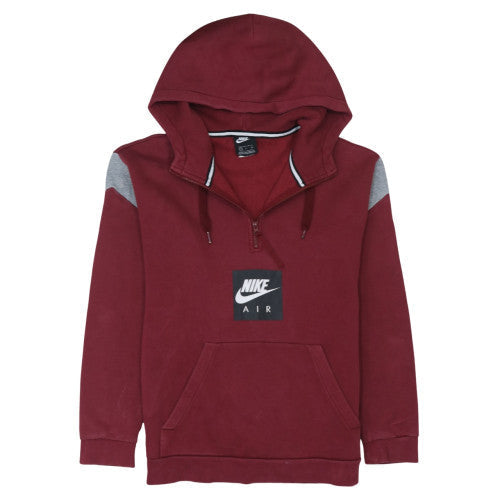 Mens UK Size S Nike Red Pullover Hoodie