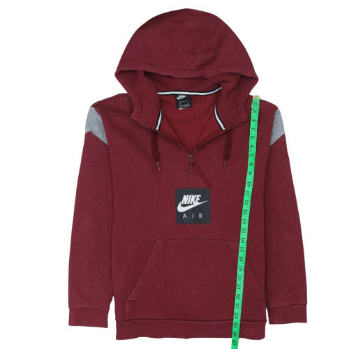 Mens UK Size S Nike Red Pullover Hoodie