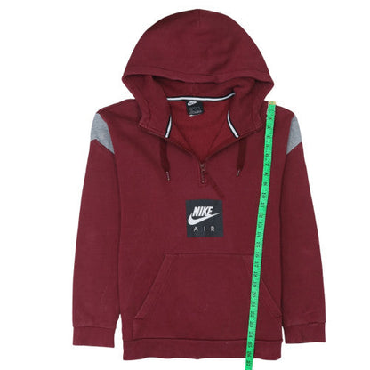 Mens UK Size S Nike Red Pullover Hoodie