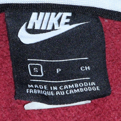 Mens UK Size S Nike Red Pullover Hoodie