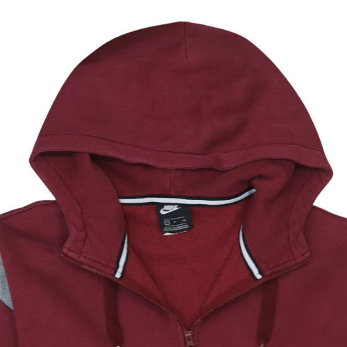 Mens UK Size S Nike Red Pullover Hoodie