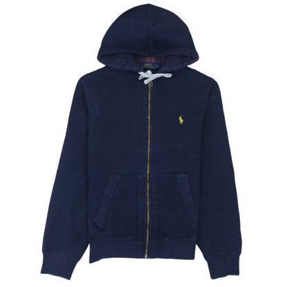 Mens UK Size S Ralph Lauren Blue Full Zip Hoodie