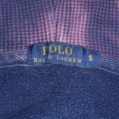 Mens UK Size S Ralph Lauren Blue Full Zip Hoodie
