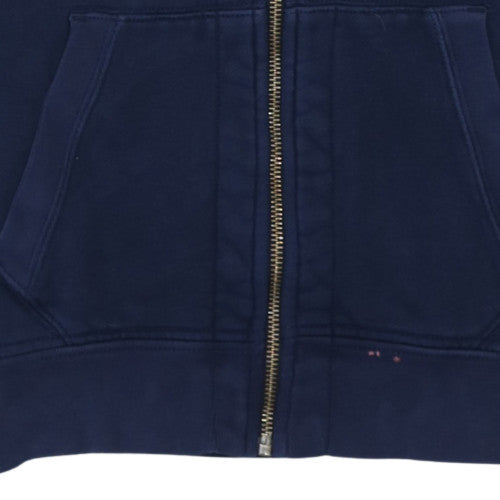 Mens UK Size S Ralph Lauren Blue Full Zip Hoodie