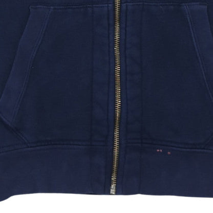 Mens UK Size S Ralph Lauren Blue Full Zip Hoodie