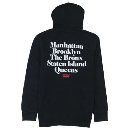 Womens UK Size S Levi's Black Full Zip Hoodie