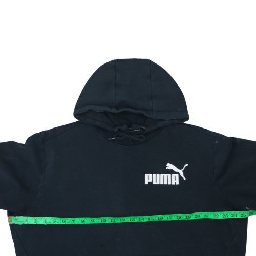 Mens UK Size L PUMA Black Pullover Hoodie