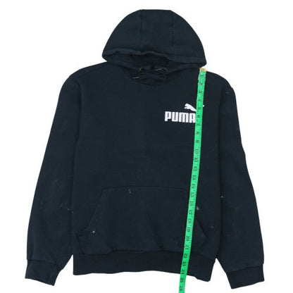 Mens UK Size L PUMA Black Pullover Hoodie