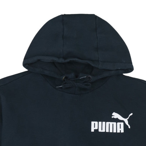 Mens UK Size L PUMA Black Pullover Hoodie