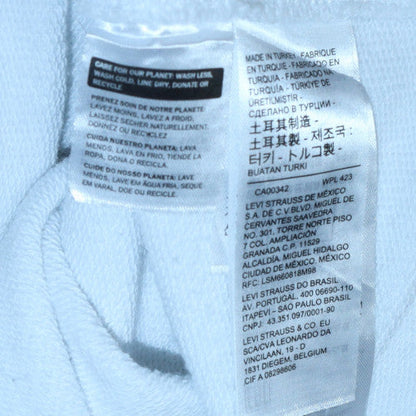 Womens UK Size L Levi's White Pullover Sweatshirt