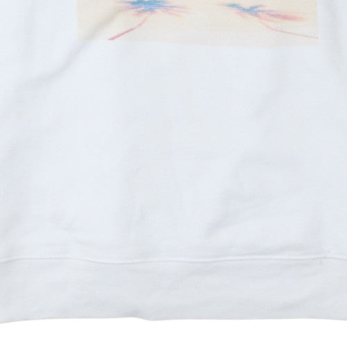 Womens UK Size L Levi's White Pullover Sweatshirt