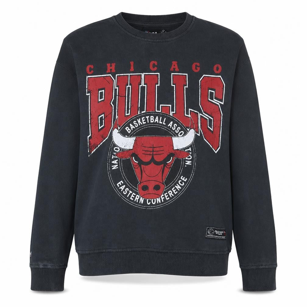 Womens UK Size 2XS NBA Black Pullover Sweatshirt