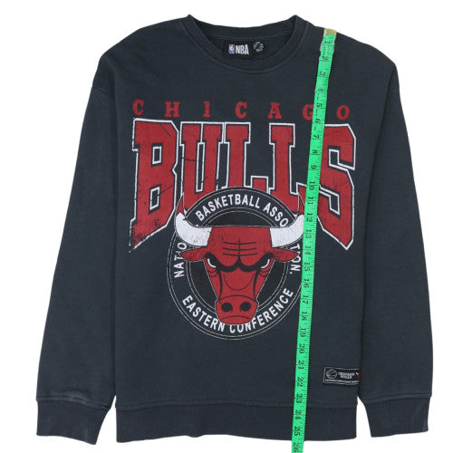 Womens UK Size 2XS NBA Black Pullover Sweatshirt