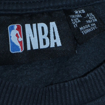 Womens UK Size 2XS NBA Black Pullover Sweatshirt
