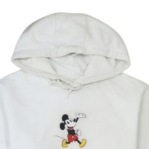 Womens UK Size M Disney White Pullover Hoodie