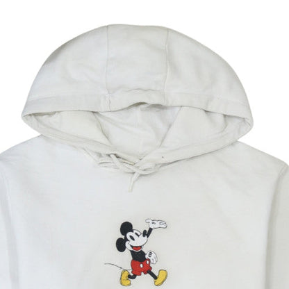 Womens UK Size M Disney White Pullover Hoodie