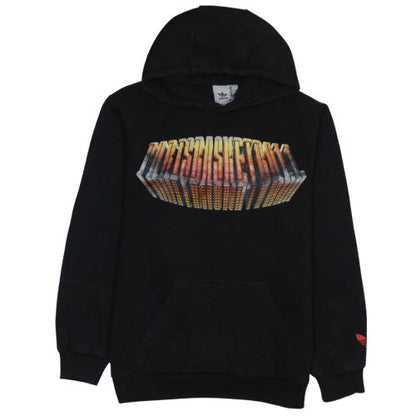 Mens UK Size M adidas Black Pullover Hoodie