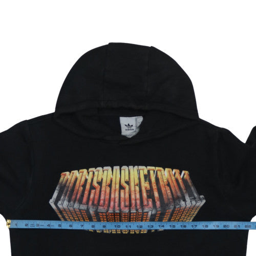Mens UK Size M adidas Black Pullover Hoodie
