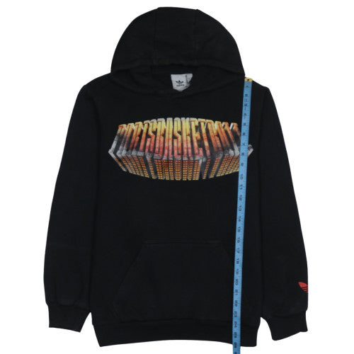 Mens UK Size M adidas Black Pullover Hoodie