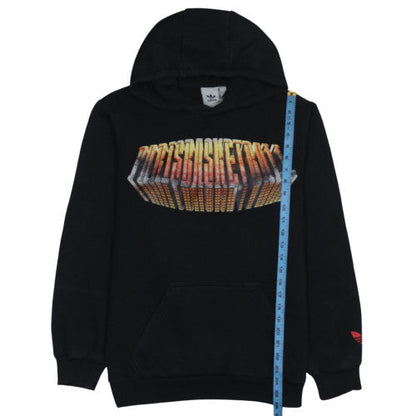 Mens UK Size M adidas Black Pullover Hoodie
