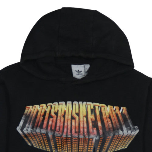 Mens UK Size M adidas Black Pullover Hoodie