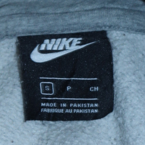 Mens UK Size S Nike Grey Pullover Hoodie