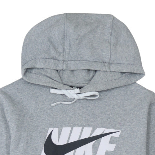 Mens UK Size S Nike Grey Pullover Hoodie