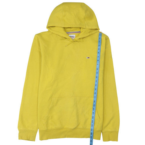 Mens UK Size XL Tommy Jeans Yellow Pullover Hoodie