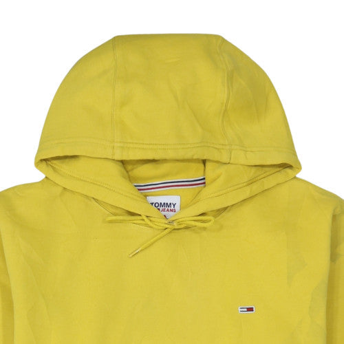 Mens UK Size XL Tommy Jeans Yellow Pullover Hoodie