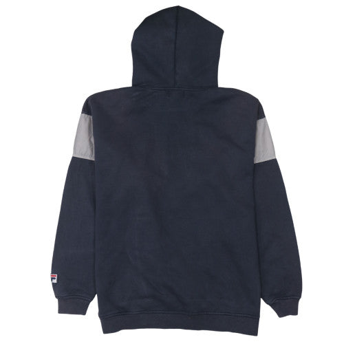 Mens UK Size M FILA Blue Pullover Hoodie