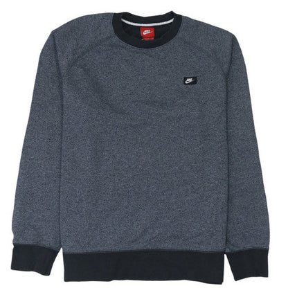 Mens UK Size L Nike Grey Pullover Sweatshirt