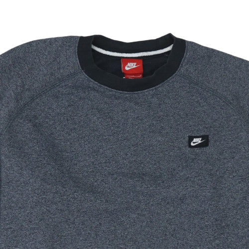 Mens UK Size L Nike Grey Pullover Sweatshirt