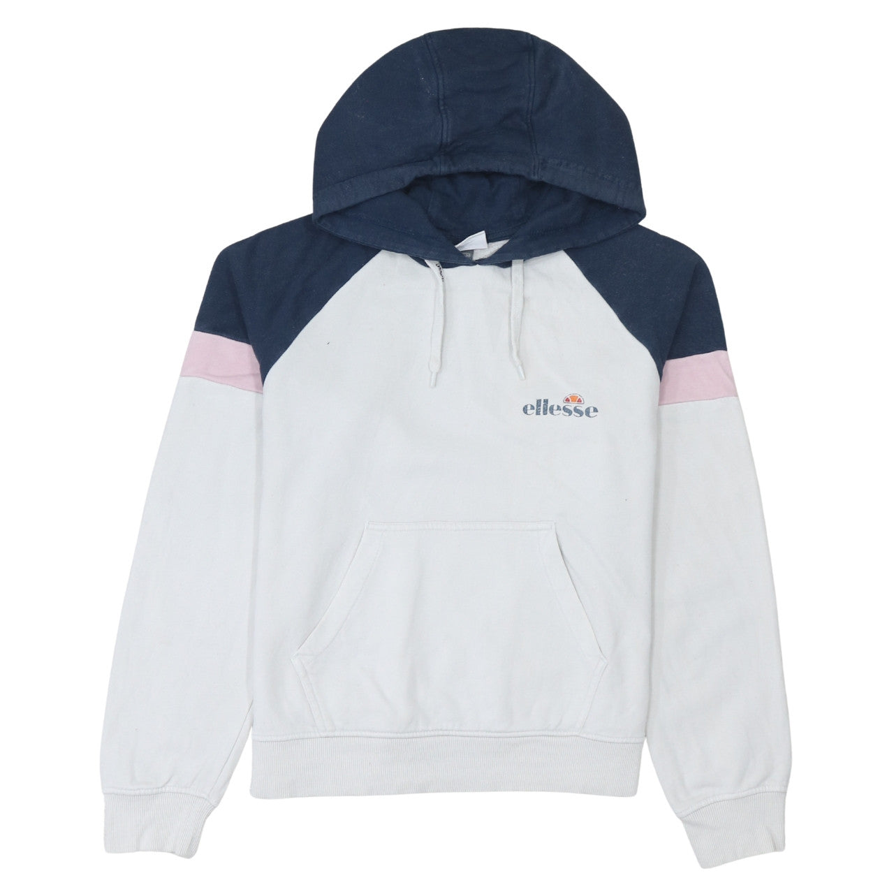 Womens UK Size 10 ellesse White Pullover Hoodie