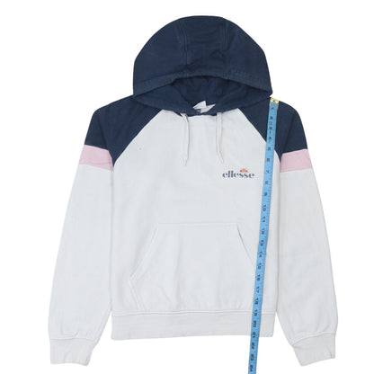 Womens UK Size 10 ellesse White Pullover Hoodie