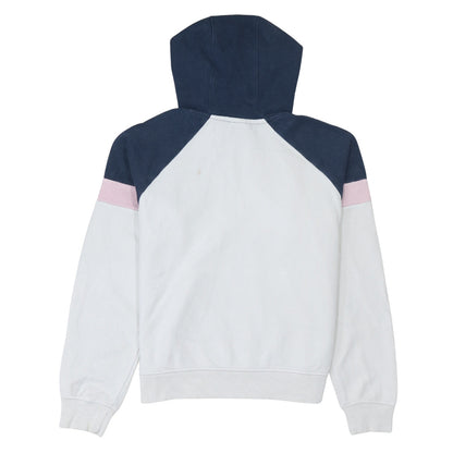 Womens UK Size 10 ellesse White Pullover Hoodie